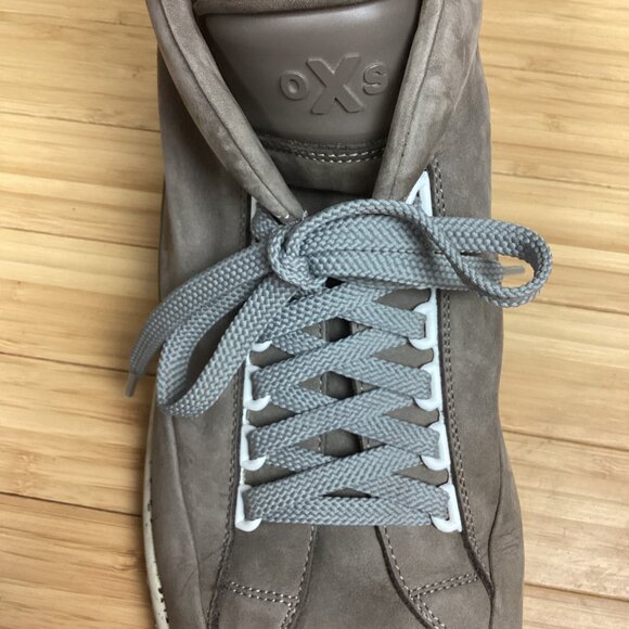 O.X.S. Taupe Hi Top Soul Sneaker Shoes 12 - Picture 9 of 11